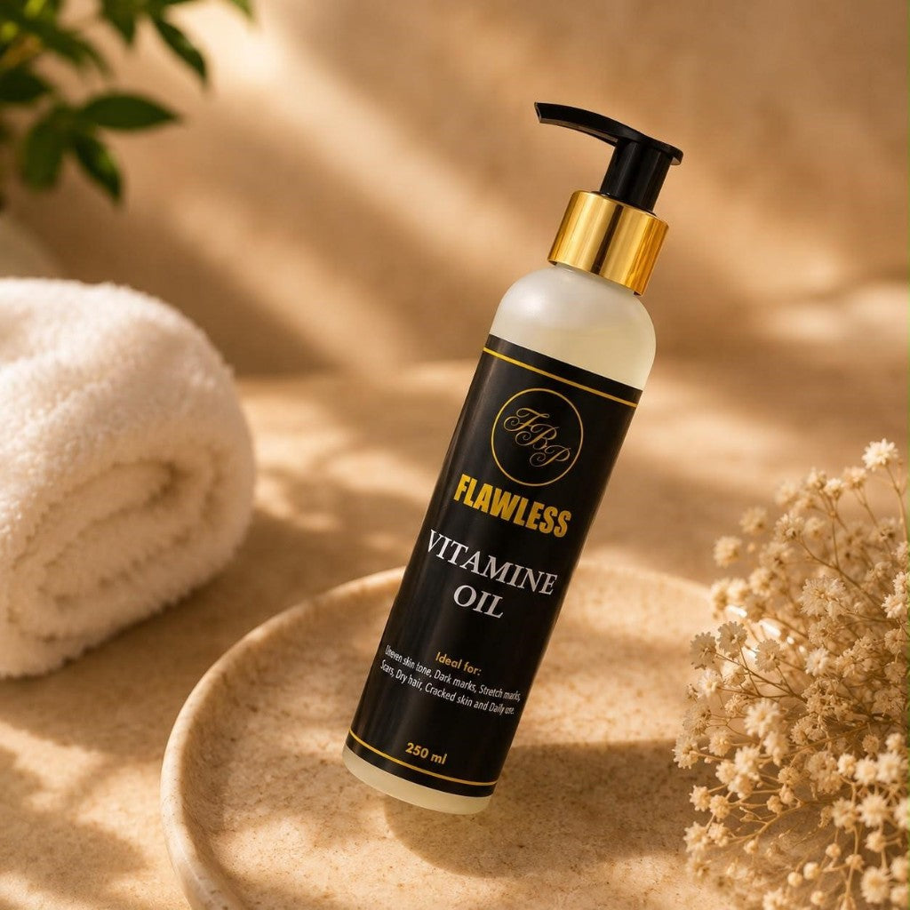 Flawless Vitamine Oil 250ml pump bottle