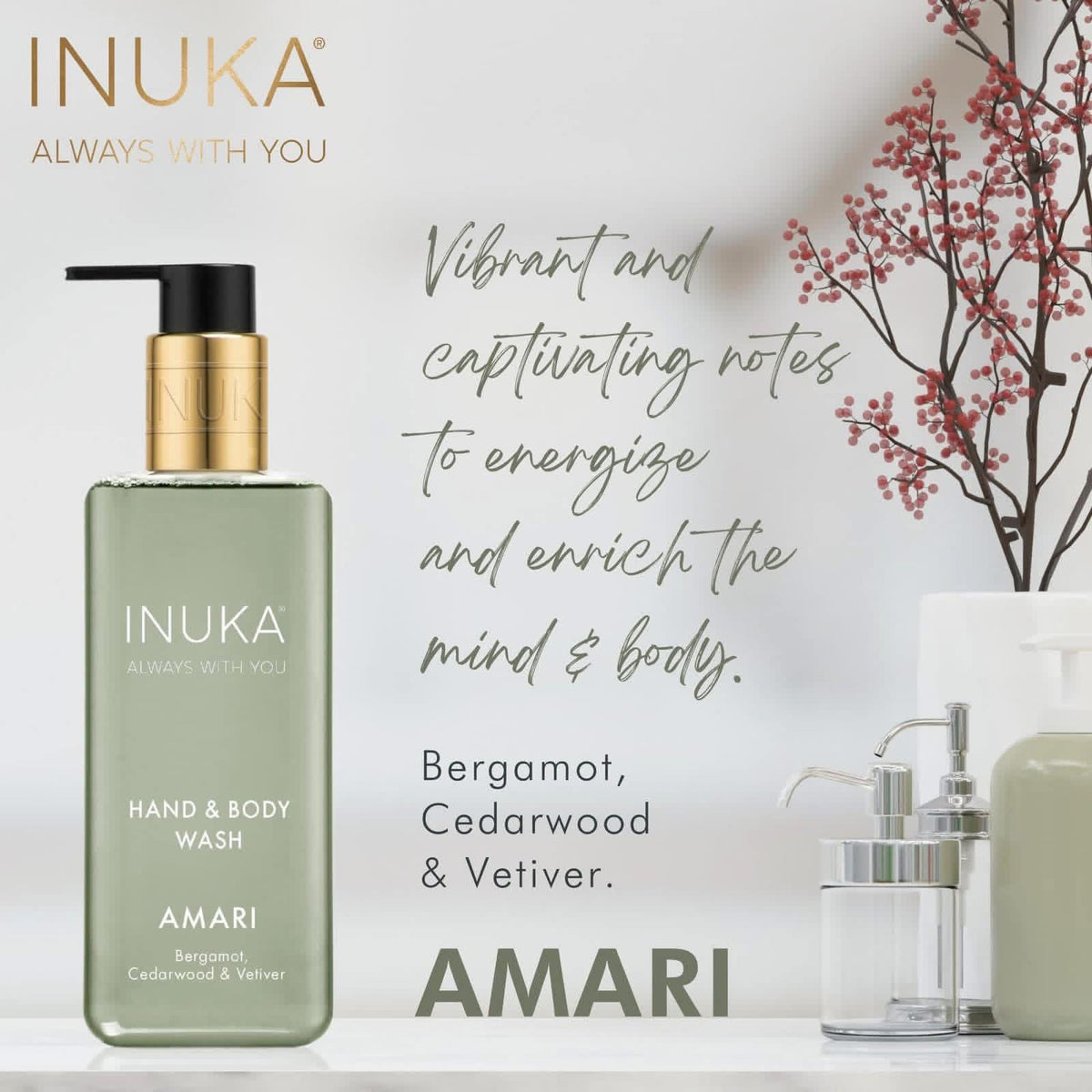 Inuka Hand & Body Wash 300ml